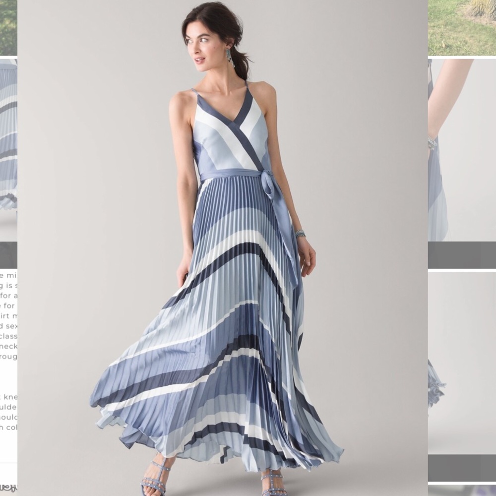 White House Black Market Pleated Dress - Picture 3 of 7